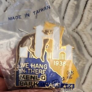 Vintage Lions Club Menlo Park 1938 Souvenir Trading Pin New